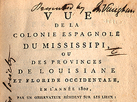 Title page of Berquin's Vue de la Colonie