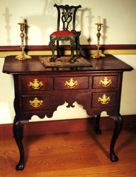 The Franklin table, attributed to William Savery