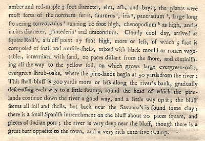 Conclusion of John Bartram's description of December 25, 1765