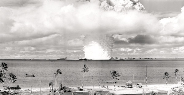 Bikini atoll a-bomb test #2, 1946