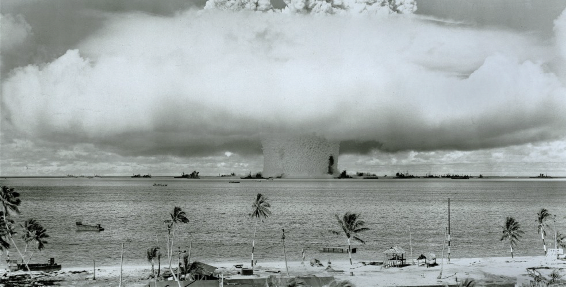 Nuclear test at Bikini Atoll in the Marshall Islands, July 24th 1946