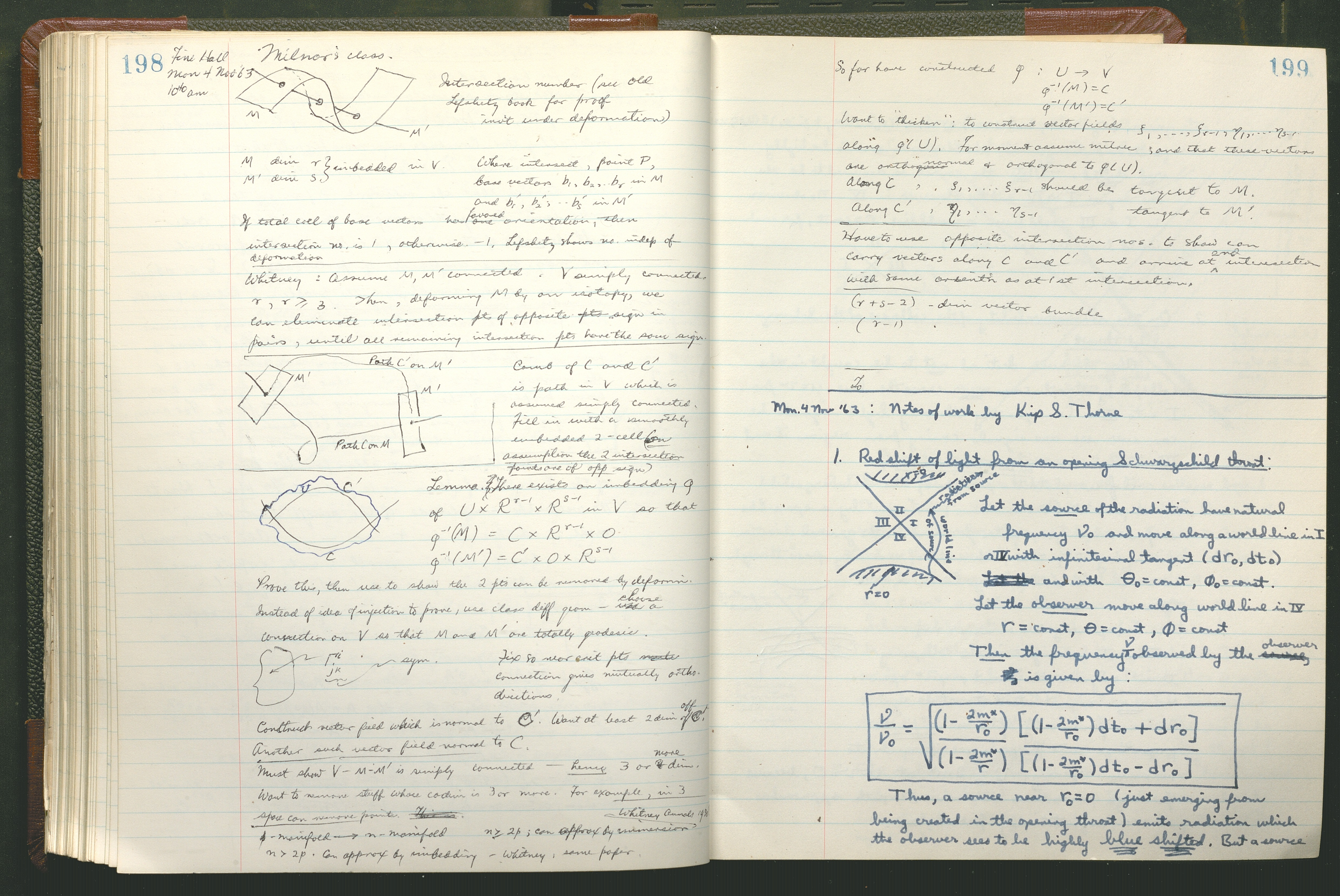 scan of page of notebook