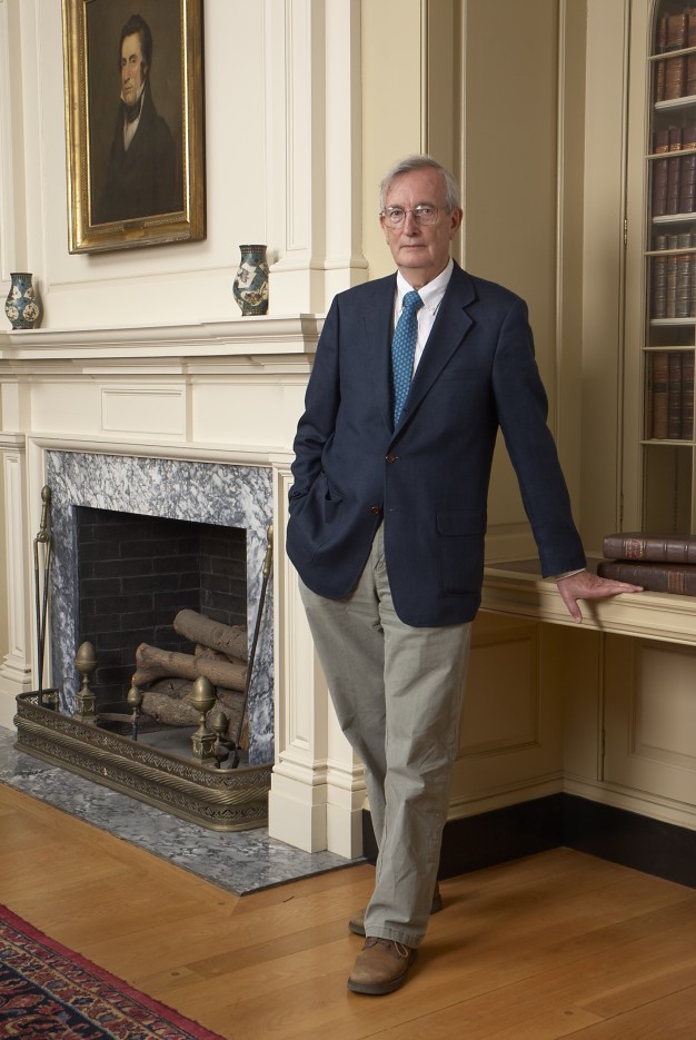 portrait of Keith Thomson in Library board room