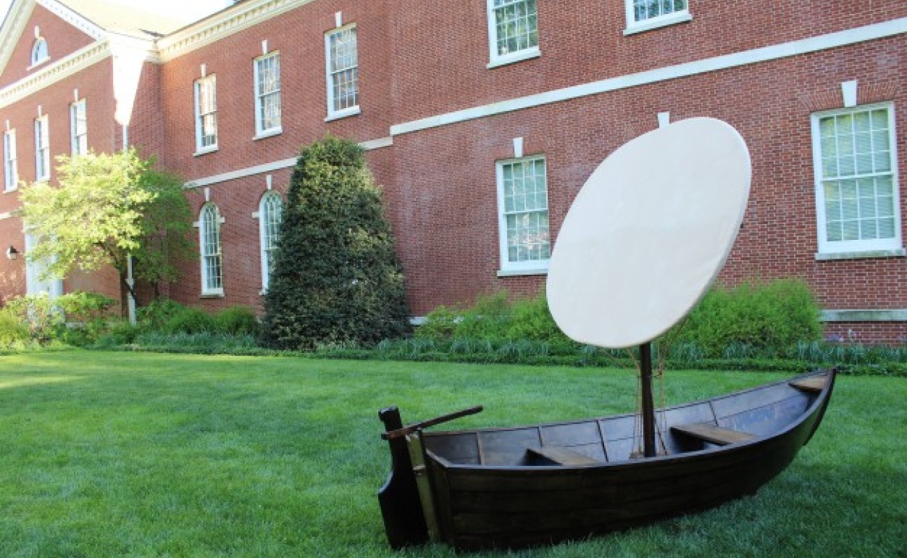 boat in Jefferson Garden