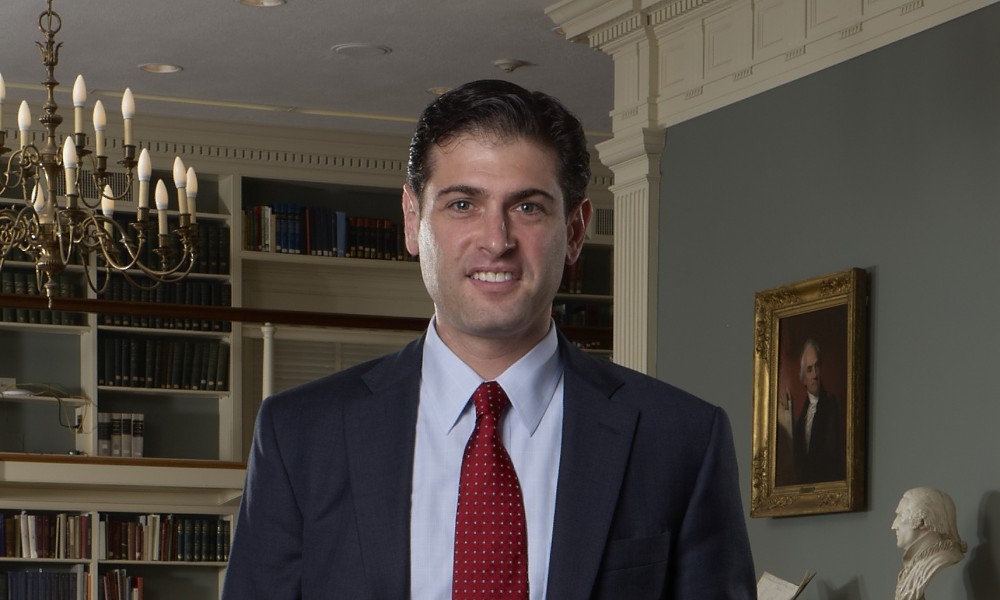 Patrick Spero in Library Reading Room