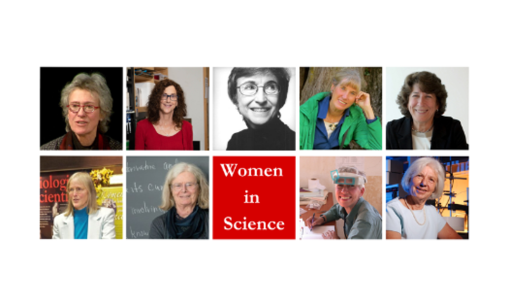 women scientist collage