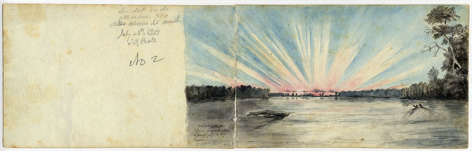 Sunset on the Missouri